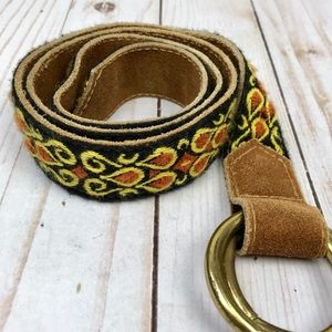 Vintage | Embroidered Boho Belt